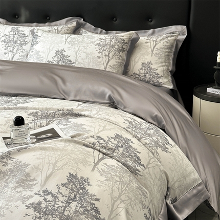 91家纺网 家纺一手货源 找家纺 （总）DC 2025新款B类天丝印花四件套