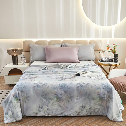 91家纺网 家纺一手货源 找家纺 （总）联林2025新款玻尿酸针织凉感丝夏被夏凉被