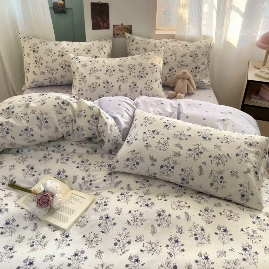 91家纺网 家纺一手货源 找家纺 寻米 2025新款13070全棉纯棉印花单被套 桂馥兰香