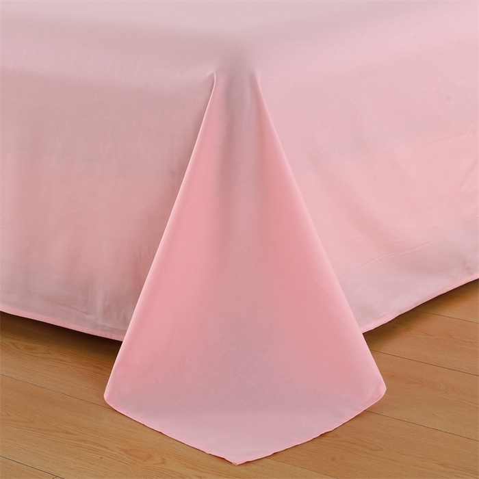 91家纺网 家纺一手货源 找家纺 梦舒羽2025新款全棉小清新印花加厚宿舍床单床裙款四件套 花丛小兔-全棉