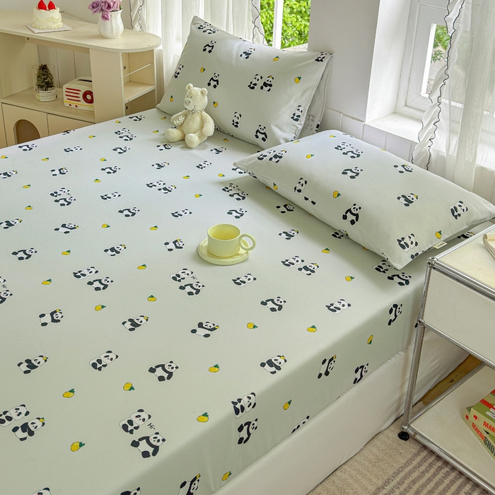 91家纺网 家纺一手货源 找家纺 莱登卡奴 新款A类100%全棉老粗布单品系列 花花乐园