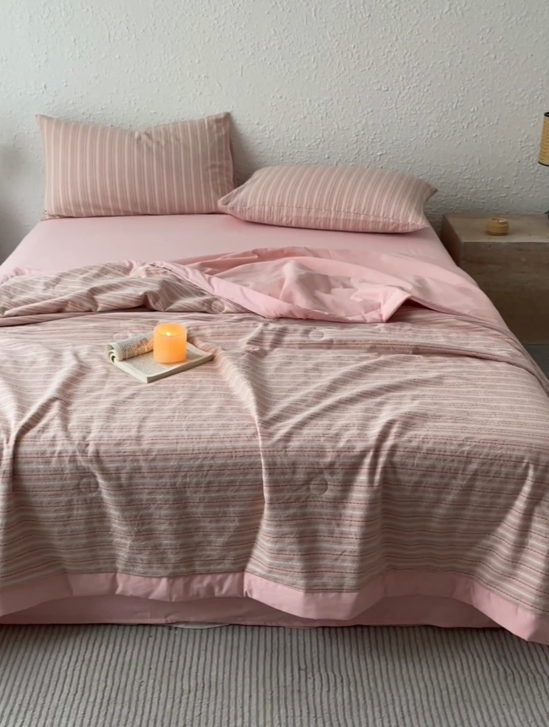 91家纺网 家纺一手货源 找家纺 （总）吾诺 2025 全棉色织提花水洗棉大豆夏被子被芯全棉夏被四件套夏凉被空调被