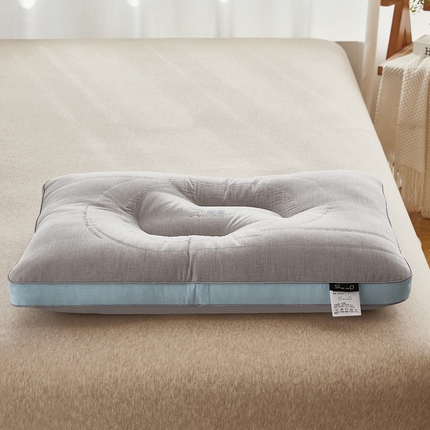 91家纺网 家纺一手货源 找家纺 （总）蚕阿婆2025新款波绒侧睡枕绗缝成人定型枕头48*74