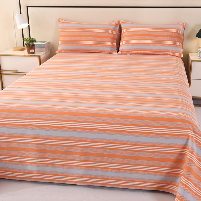 91家纺网 家纺一手货源 找家纺 望淮家纺 2025新款老粗布凉席床单三件套 热恋