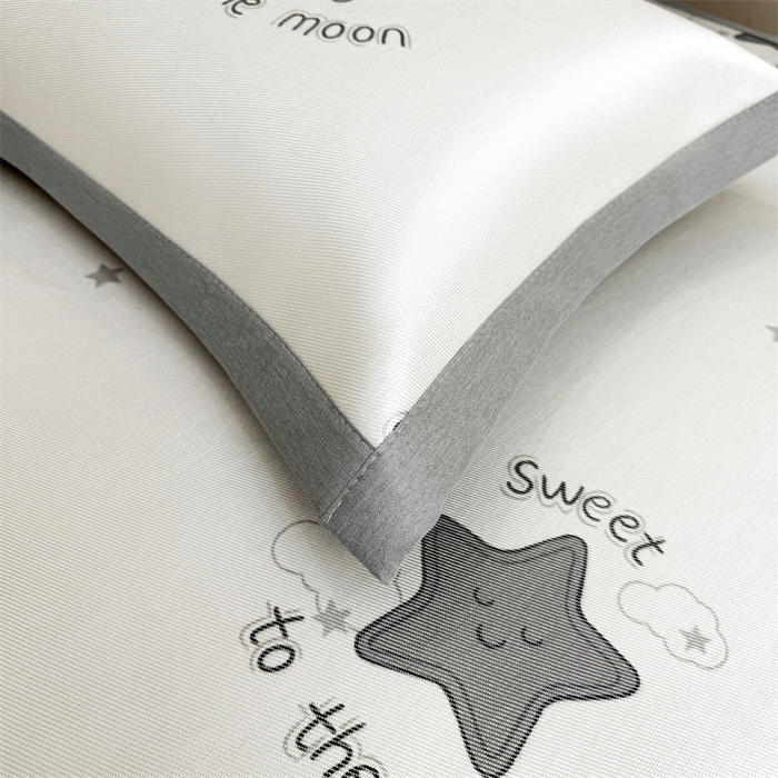 91家纺网 家纺一手货源 找家纺 雯豆2025夏季新品冰藤印花凉席三件套平铺绑带款冰丝凉席三件套 冰藤席-绑带款-简约星辰