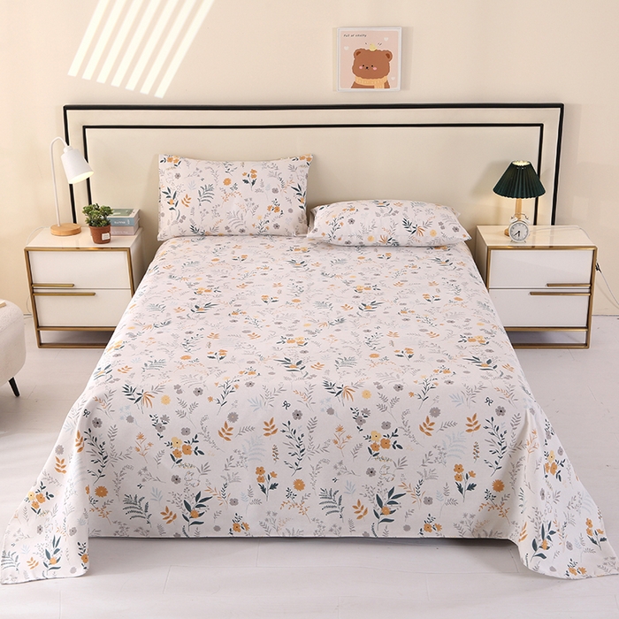 91家纺网 家纺一手货源 找家纺 望淮家纺 2025新款老粗布凉席床单三件套 西雅