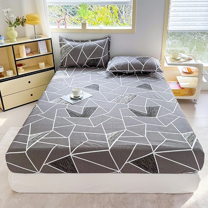 91家纺网 家纺一手货源 找家纺 （总）亿佳人 芦荟棉床笠，外贸跨境单床笠磨毛床笠印花床笠