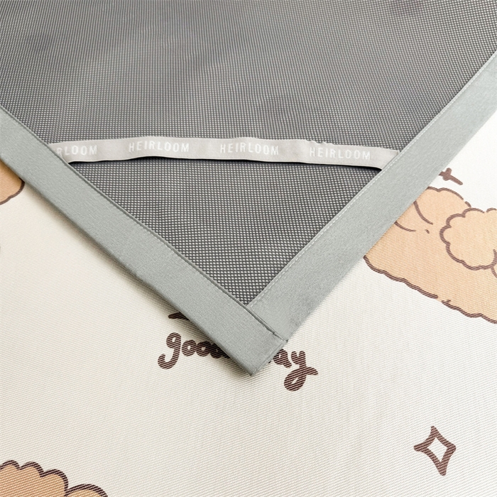 91家纺网 家纺一手货源 找家纺 雯豆2025夏季新品冰藤印花凉席三件套平铺绑带款冰丝凉席三件套 冰藤席-绑带款-阳光狗