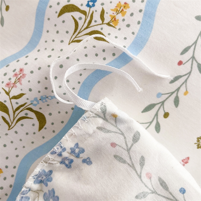 91家纺网 家纺一手货源 找家纺 十个点 2025新款全棉纯棉蕾丝花边床裙四件套 云梦星河