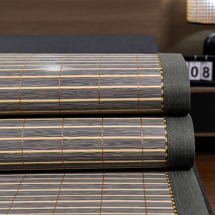 91家纺网 家纺一手货源 找家纺 （总）苏迪凉席竹席 2025新款竹席凉席冰丝席碳化双面印花藤草席