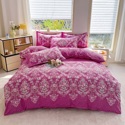 91家纺网 家纺一手货源 找家纺 （总）梵巢家纺 芦荟棉三四件套，床单，被套，枕套化纤四件套