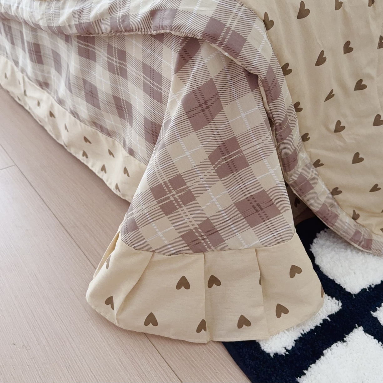 91家纺网 家纺一手货源 找家纺 于果 2025新款全棉纯棉夏被夏凉被空调被四件套 满心欢喜