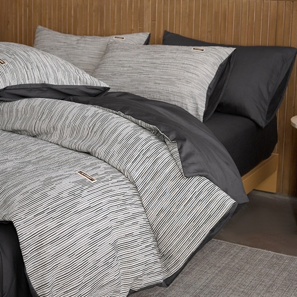 91家纺网 家纺一手货源 找家纺 （总）安莱生活 2025 全棉立体色织提花四件套