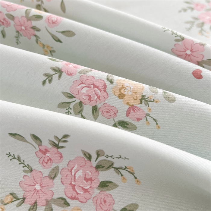 91家纺网 家纺一手货源 找家纺  十个点 2025新款全棉纯棉蕾丝花边床裙 嫣语-兰