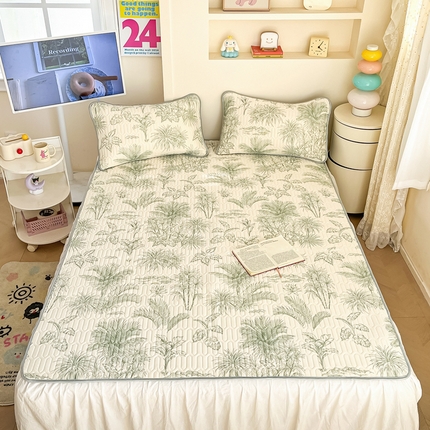 91家纺网 家纺一手货源 找家纺 （总）川悦生活 2025新款小阪凉感丝印花凉席