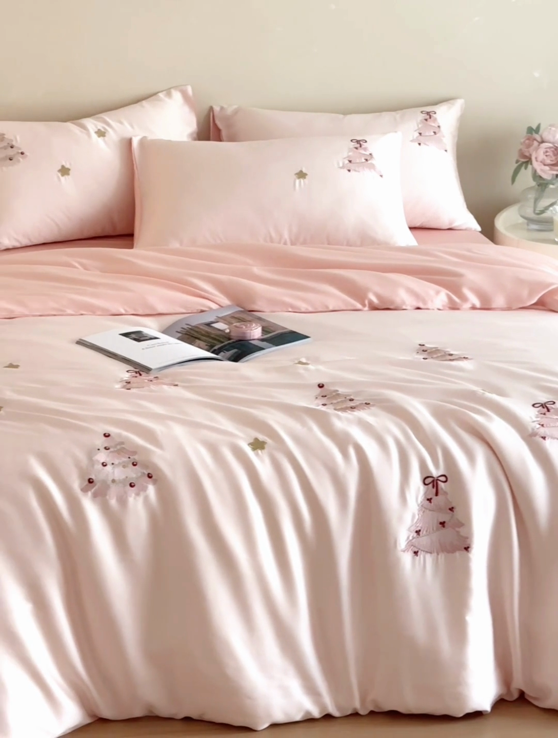 91家纺网 家纺一手货源 找家纺 （总）风向标2025新款60S兰精天丝绣花四件套