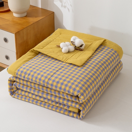 91家纺网 家纺一手货源 找家纺 （总）美梦之都2025新款A类色织水洗棉夏被新疆棉花被空调被夏凉被被子被芯