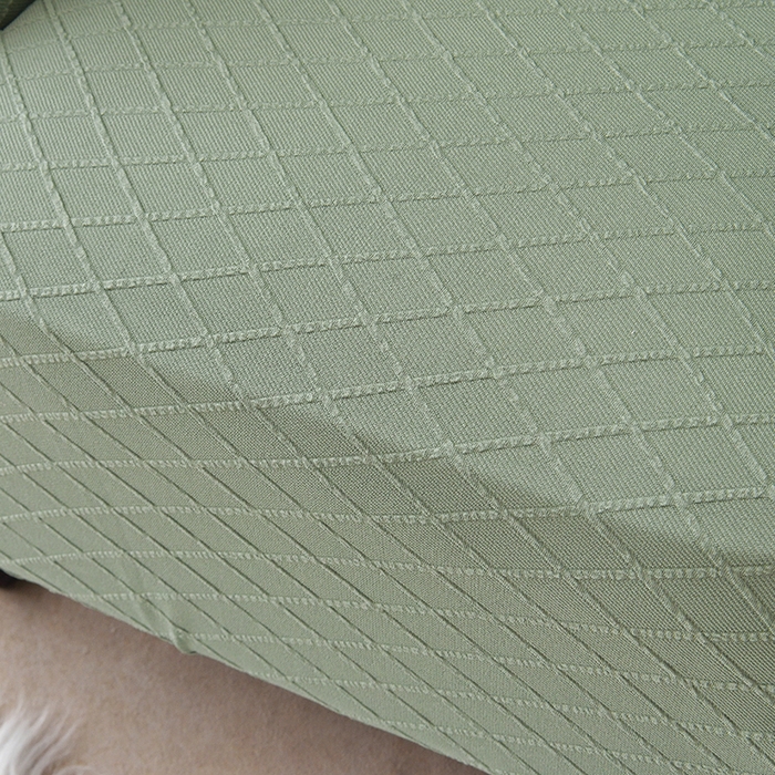 91家纺网 家纺一手货源 找家纺 2025新款菱形格大号老虎椅套 果绿