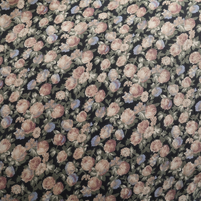 91家纺网 家纺一手货源 找家纺 2025新款A类纯棉双层纱皱皱纱花边四件套（复古风） 虞美人