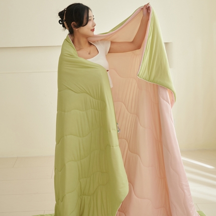 91家纺网 家纺一手货源 找家纺 （总）畅销被业2025新款凉感丝抗菌羽丝棉夏被