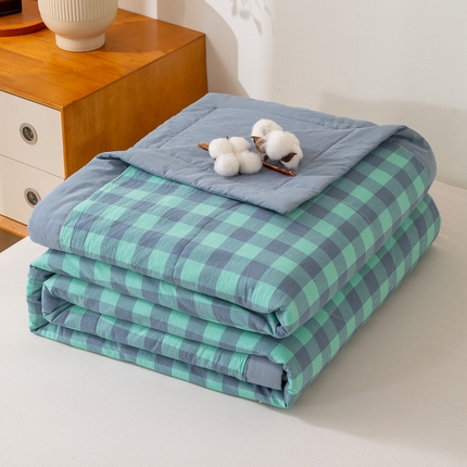 91家纺网 家纺一手货源 找家纺 （总）美梦之都2025新款A类色织水洗棉夏被新疆棉花被空调被夏凉被被子被芯