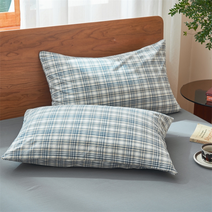 91家纺网 家纺一手货源 找家纺 2025新款A类纯棉水洗棉色织棉花夏被四件套全棉空调被夏凉被 温尼烟兰