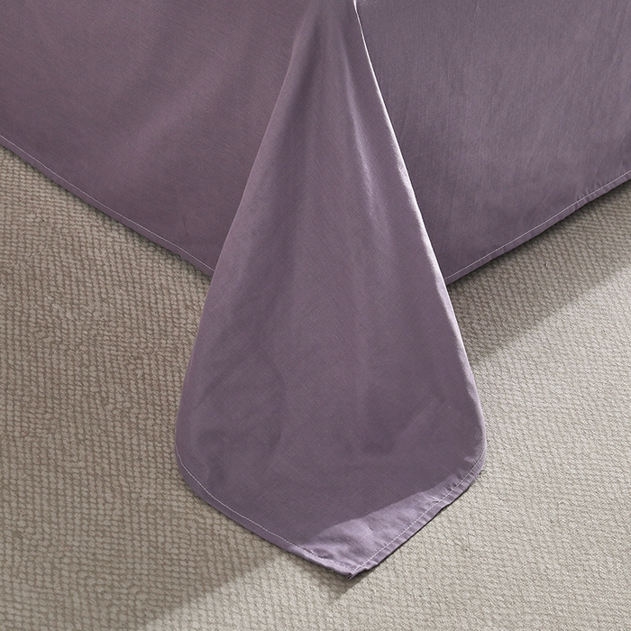 91家纺网 家纺一手货源 找家纺 2025新款A类纯棉双层纱皱皱纱花边四件套（复古风） 伊人诺兰