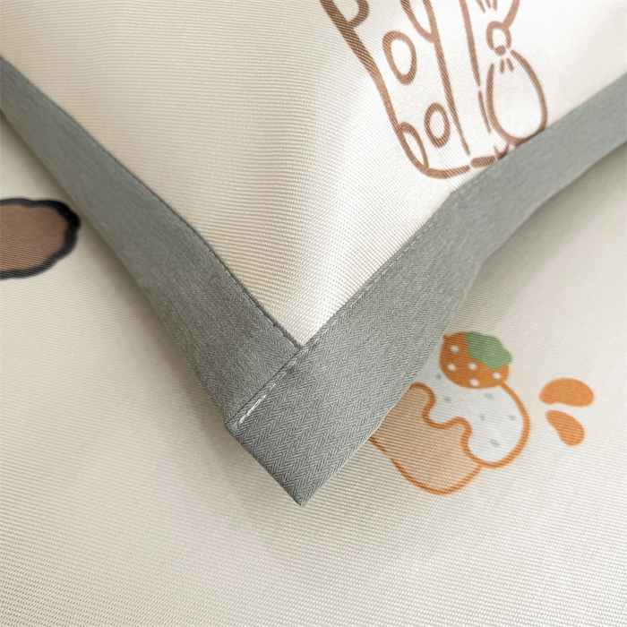 91家纺网 家纺一手货源 找家纺 雯豆2025夏季新品冰藤印花凉席三件套平铺绑带款冰丝凉席三件套 冰藤席-绑带款-熊熊幻想