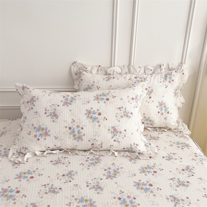 91家纺网 家纺一手货源 找家纺 （总） 十个点 2025新款全棉纯棉蕾丝花边床裙