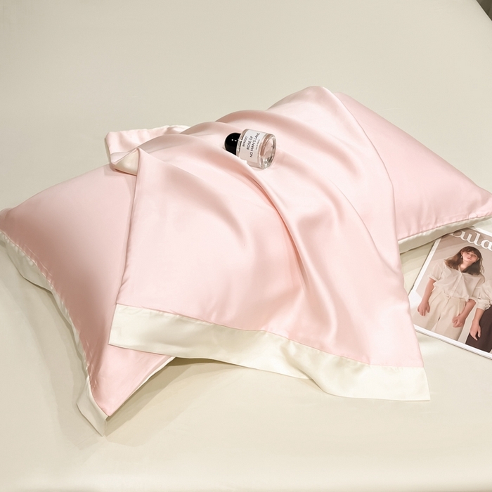 91家纺网 家纺一手货源 找家纺 如一 2024新款满绣系列水洗冰丝夏被四件套熊猫-粉米