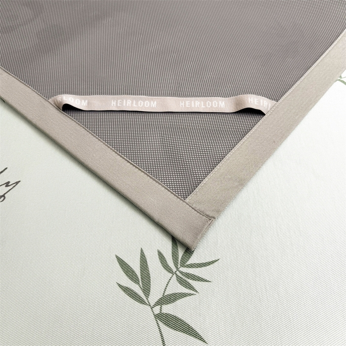 91家纺网 家纺一手货源 找家纺 雯豆2025夏季新品冰藤印花凉席三件套平铺绑带款冰丝凉席三件套 冰藤席-绑带款-熊猫花花