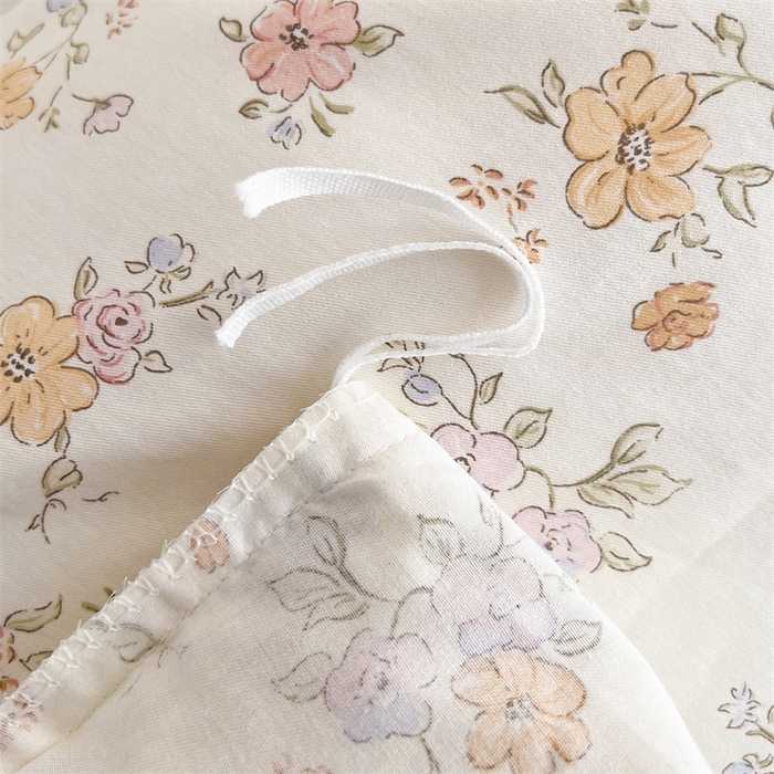 91家纺网 家纺一手货源 找家纺  十个点 2025新款全棉纯棉蕾丝花边床裙 花小莱-粉