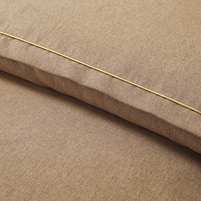 91家纺网 家纺一手货源 找家纺 芙怡 2025春夏新款8023款棉麻绒美 容床罩-花颜系列 花颜-浅咖