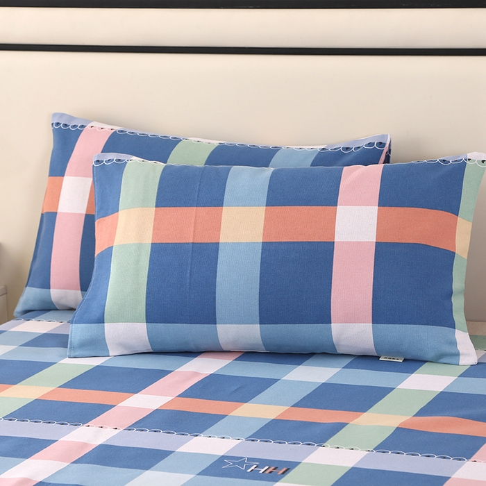 91家纺网 家纺一手货源 找家纺 望淮家纺 2025新款老粗布凉席床单三件套 星雅格