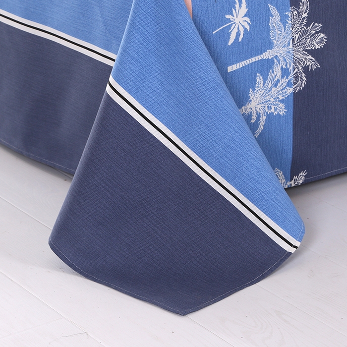 91家纺网 家纺一手货源 找家纺 望淮家纺 2025新款老粗布凉席床单三件套 幸运树