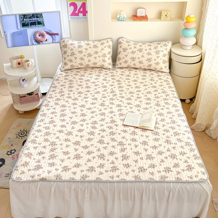 91家纺网 家纺一手货源 找家纺 （总）川悦生活 2025新款小阪凉感丝印花凉席