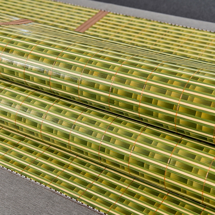 91家纺网 家纺一手货源 找家纺 苏迪凉席竹席2025新款竹席凉席冰丝席碳化双面印花藤草席 江南-绿水青山