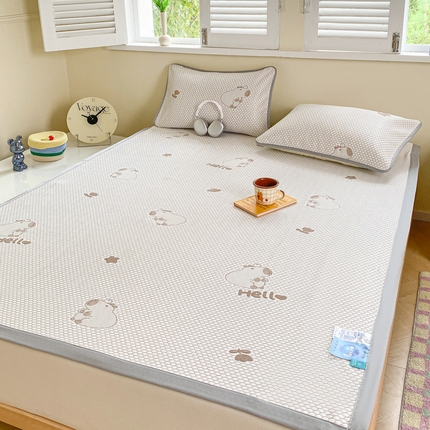 91家纺网 家纺一手货源 找家纺 （总）缦卡琳家纺 2025新款按摩豆豆凉席三件套