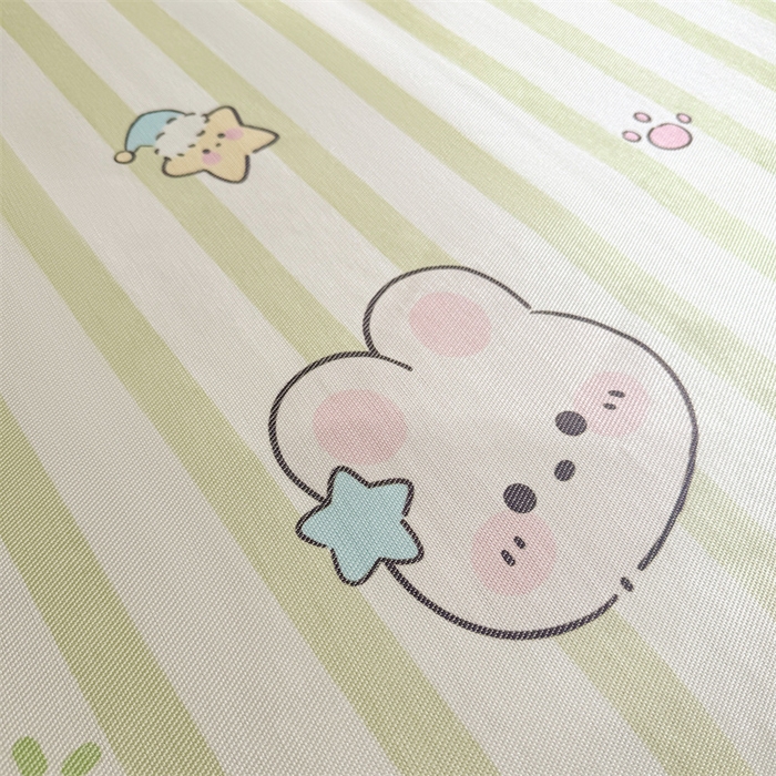 91家纺网 家纺一手货源 找家纺 雯豆2025夏季新品冰藤印花凉席三件套平铺绑带款冰丝凉席三件套 冰藤席-绑带款-阳光兔