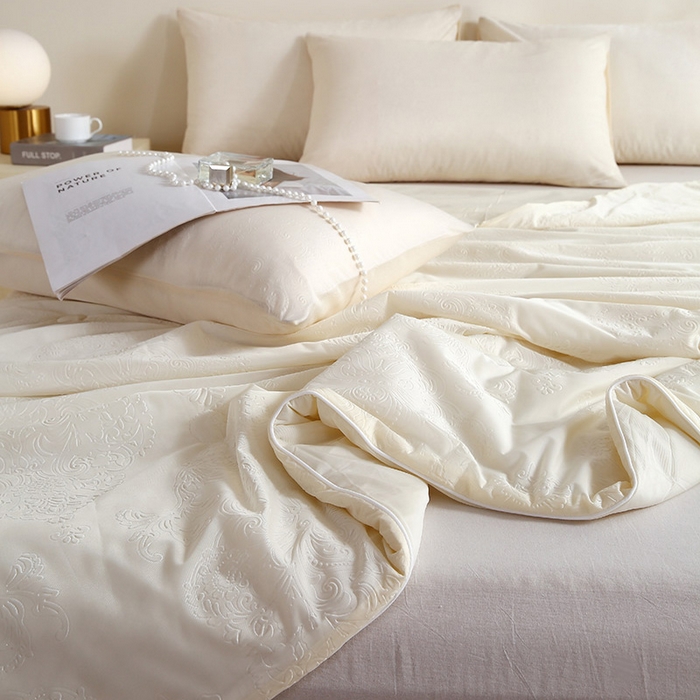 91家纺网 家纺一手货源 找家纺 品乐家纺 2025新款凉感A类可水洗抗菌冰冰被夏被夏凉被空调被被子被芯 冰冰被-米