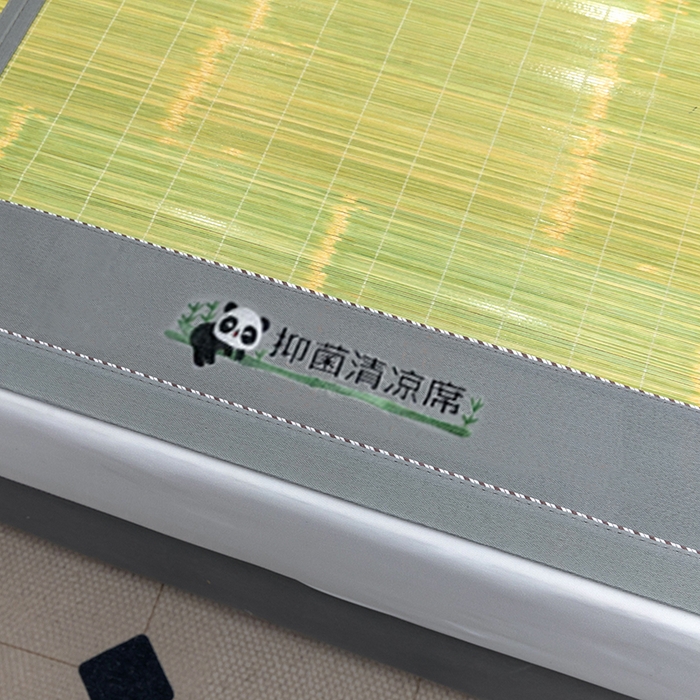 91家纺网 家纺一手货源 找家纺 苏迪凉席竹席2025新款竹席凉席冰丝席碳化双面印花藤草席 清凉生态-绿