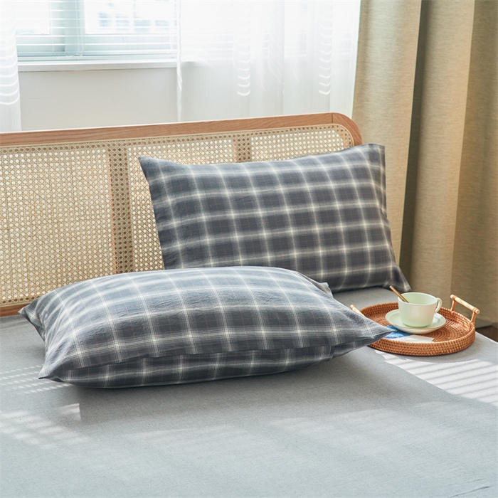 91家纺网 家纺一手货源 找家纺 2025新款A类纯棉水洗棉色织棉花夏被四件套全棉空调被夏凉被 优卡生活