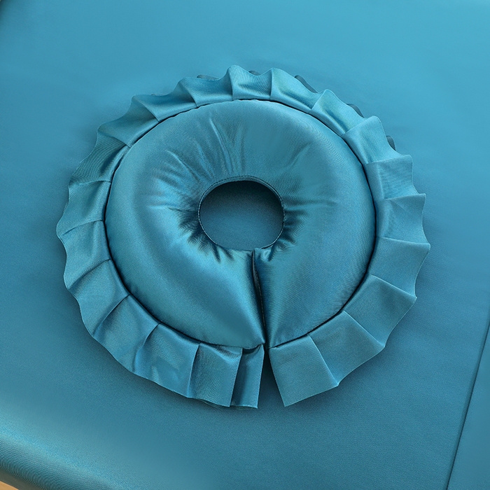 91家纺网 家纺一手货源 找家纺 芙怡 2025春夏新款8028款冰丝绒美 容床罩-一字绣系列 一字绣-宝蓝