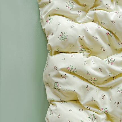 91家纺网 家纺一手货源 找家纺 （总）仟网汇 2025新款有氧针织棉双层纱系列四件套-床拍