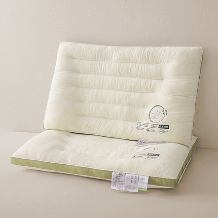 91家纺网 家纺一手货源 找家纺 云熙枕业 2025新款亲肤提花空山栀子花枕头枕芯 空山栀子定型枕 48x74cm/只