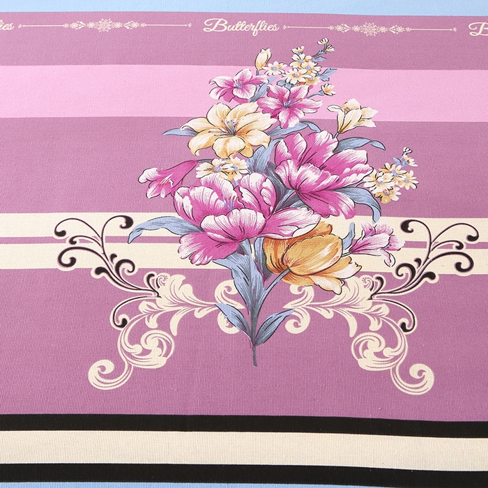 91家纺网 家纺一手货源 找家纺 望淮家纺 2025新款老粗布凉席床单三件套 花韵