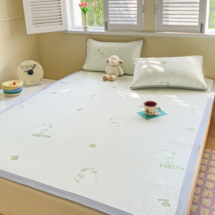 91家纺网 家纺一手货源 找家纺 （总）缦卡琳家纺 2025新款按摩豆豆凉席三件套