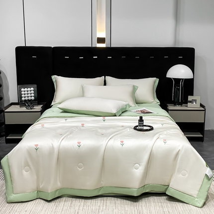 91家纺网 家纺一手货源 找家纺 （总）益多眠 2025新款花朵夏被四件套