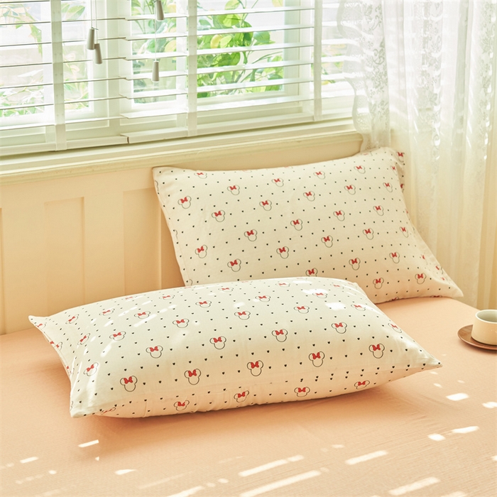 91家纺网 家纺一手货源 找家纺 金鹰 2025新款A类纯棉双层纱大豆夏被四件套全棉夏凉被空调被 爱心熊