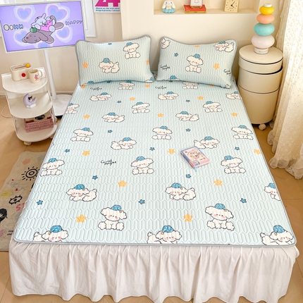 91家纺网 家纺一手货源 找家纺 （总）川悦生活 2025新款小阪凉感丝印花凉席